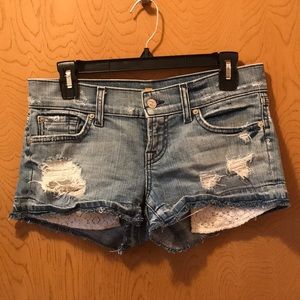7 For All Mankind denim cutoffs